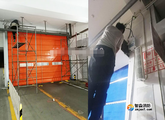 發生火災，消防卷簾門的保護作用