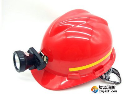 帶手電勘查頭盔
